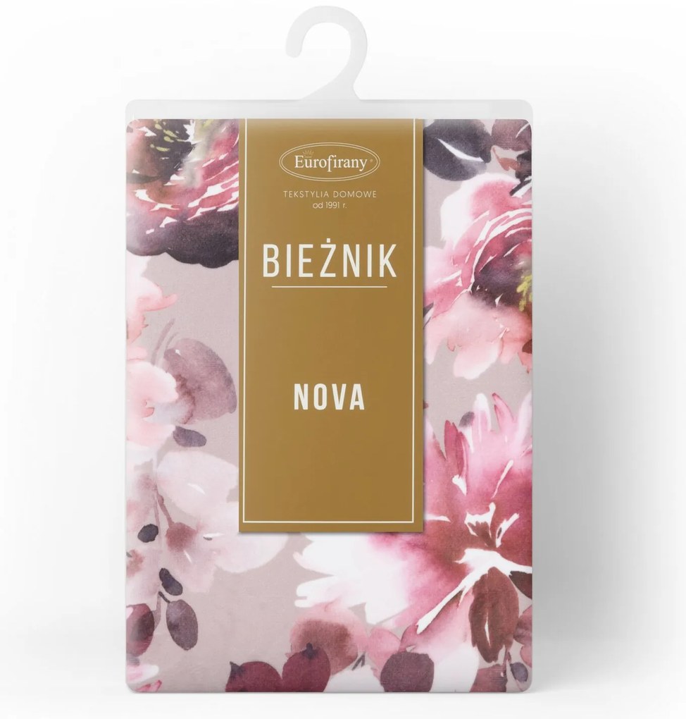 BEHÚŇ NA STÔL VELVET 1 35X180 CM VZOROVANÝ