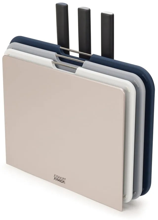 Súprava 3 dosiek a nožov so stojanom Joseph Joseph Nest Plus