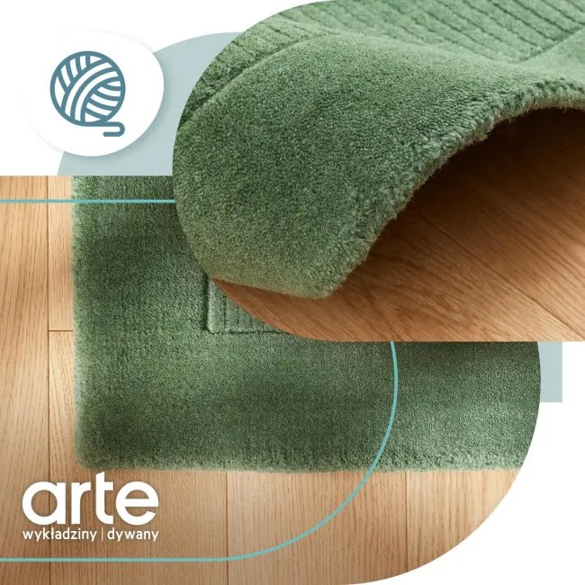 Koberec York Handloom Forest Green