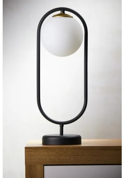 Jupiter 2044 - Stolná lampa IGON 1xE14/40W/230V čierna