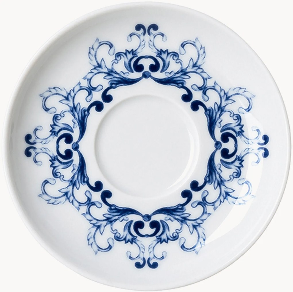 Porcelánové podšálky True Blue, 6 ks