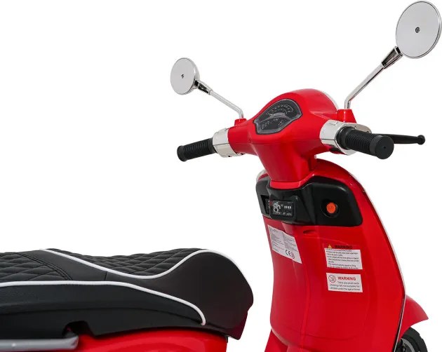 Elektrický skúter Vespa ROMA červený