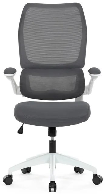 Autronic BONTEC Kancelárska stolička, hojdací mechanizmus, šedá sieťovina, KA-C807 GREY Farba: Šedá