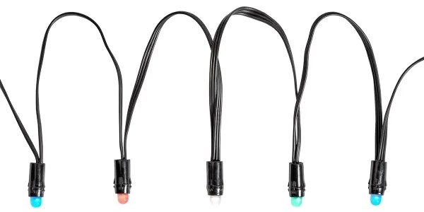 Nedis WIFILP01C48 - LED RGB Vonkajšia vianočná reťaz 48xLED 13,8m IP65 Wi-Fi Tuya