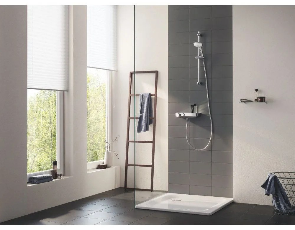 GROHE Grohtherm SmartControl nástenná termostatická sprchová batéria DN 15, so sprchovou súpravou (sprchová tyč 600 mm), chróm, 34720000