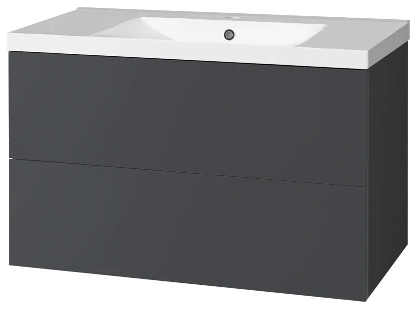 Mereo Mereo, Aira, kúpeľňová skrinka s umývadlom z liateho mramoru 101 cm, MER-CN752M