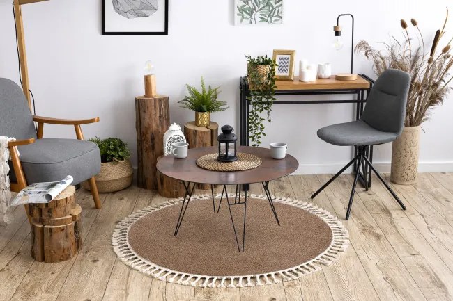 Koberec BERBER 9000 béžový kruh