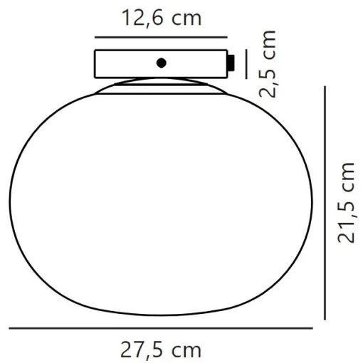 Nordlux - Stropné svietidlo ALTON 1xE27/25W/230V