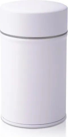 Dóza na čaj s dvojitým uzáverom - biela