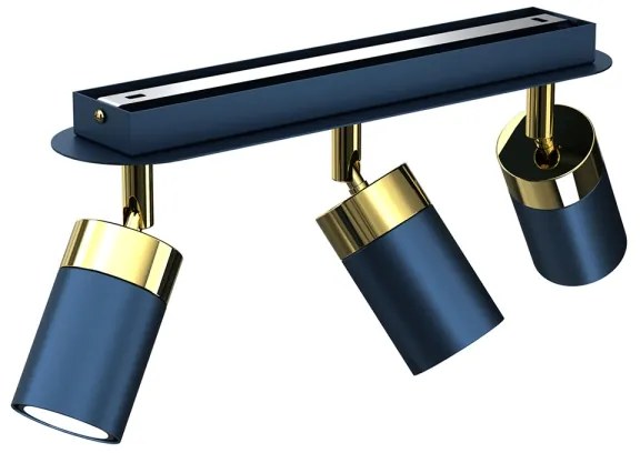 Brilagi - Bodové svietidlo POKER 3xGU10/25W/230V modrá