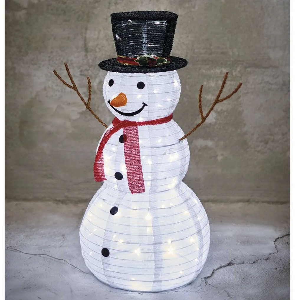 Emos LED svetelná dekorácia snehuliak, 2,25 W, 90 cm