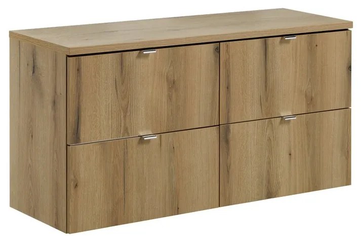 Závesná skrinka Nova Oak s doskou 120 cm dub coast evoke