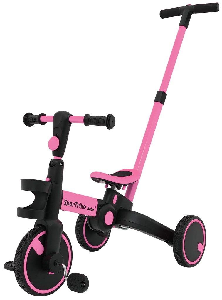 RAMIZ Odrážadlo Happy Bike 3v1 Sportrike ZSP.B68 - ružové