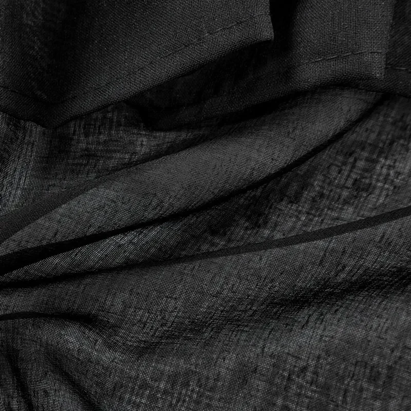 Dekorstudio Záclona s volánmi DOLLY 140x250cm čierna