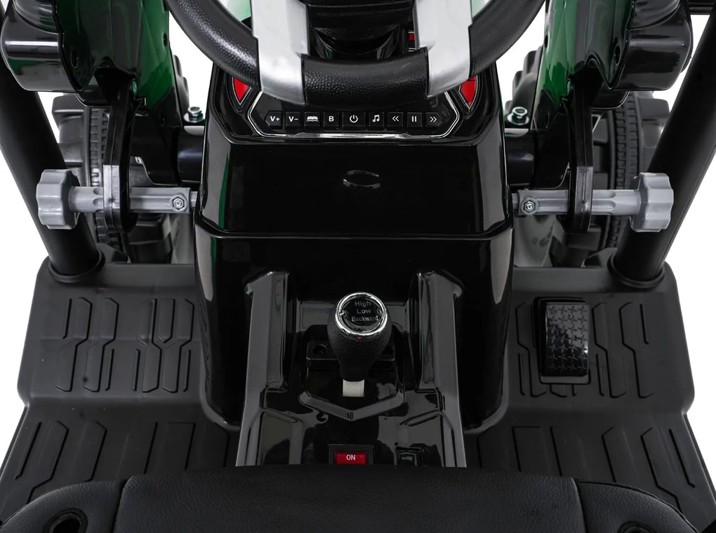 Ramiz MEGA Traktor D68 s prívesom zelený