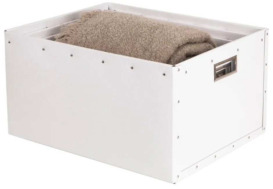 Biele kartónové úložné boxy v súprave 3 ks Ture – Bigso Box of Sweden