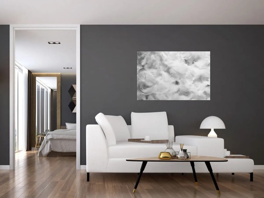 Obraz - Oblaky perie (90x60 cm)
