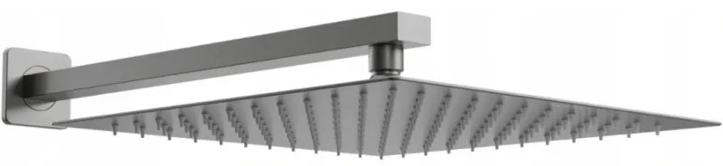 Mexen Slim dažďová hlavica 25 x 25 cm so sprchovým ramenom 40cm, grafitová, 79125112-66