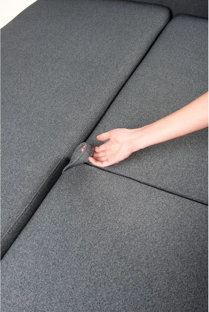 Tmavosivá rozkladacia pohovka Bonami Selection Pop