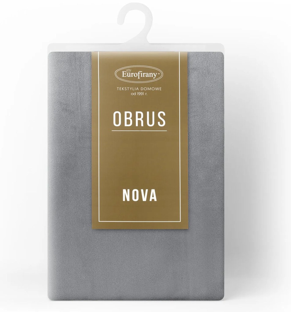 OBRUS MELINDA 180X140 CM SIVÝ