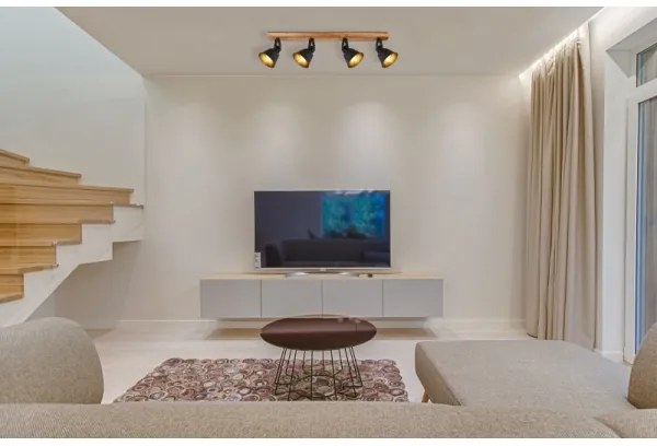 Globo 15466S-4 - Bodové svietidlo GÜNTHER 4xE27/60W/230V