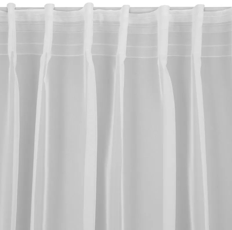 EUROFIRANY Klasický záves 400 cm x 300 cm biela 100 % polyester Rozmer varianty: 400 cm x 250 cm, Farba varianty: Biela