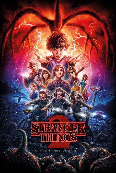 Plagát, Obraz - Stranger Things - One Sheet Season 2, (61 x 91.5 cm)