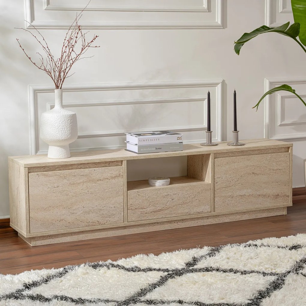 TV stolík Vanguard Travertín