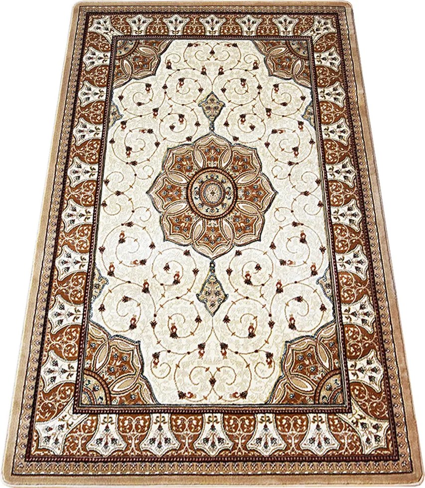 Koberec Adora 5792 CREAM – krémový so vzorom, obdĺžnik Rozmer: 60x90 cm