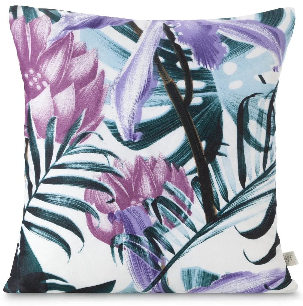 DEKORAČNÁ OBLIEČKA NA VANKÚŠ MALIBU 40X40 CM KVETY