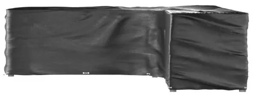 vidaXL Kryty na záhradný nábytok v tvare L 2ks 20 očiek 300x300x90 cm-