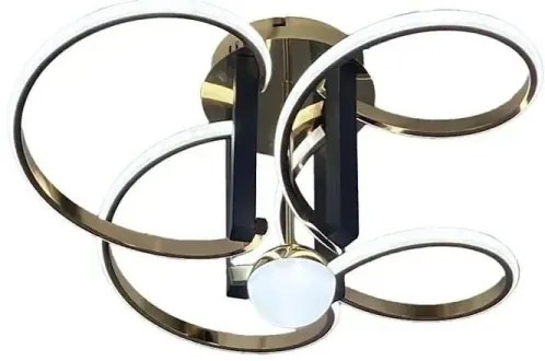 LED Stmievateľný prisadený luster LED/80W/230V 3000-6500K + diaľkové ovládanie