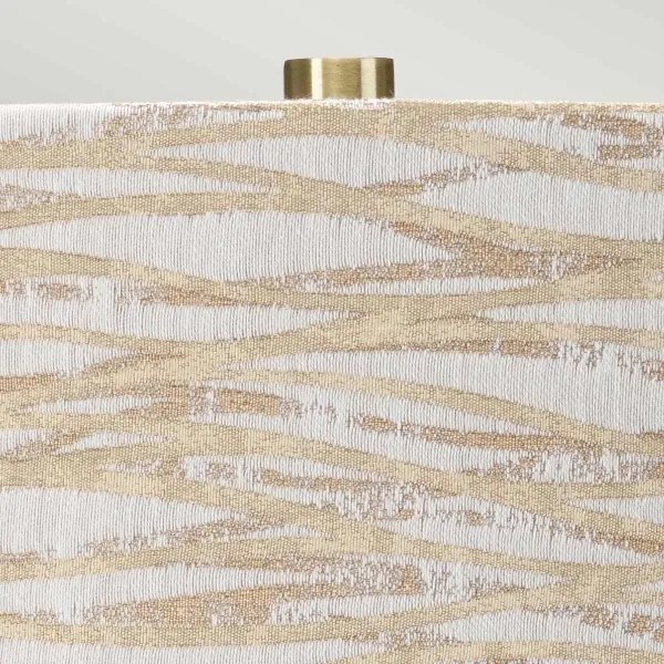 Elstead MILO-AB-TL-LANT - Stolná lampa MILO 1xE27/60W/230V béžová