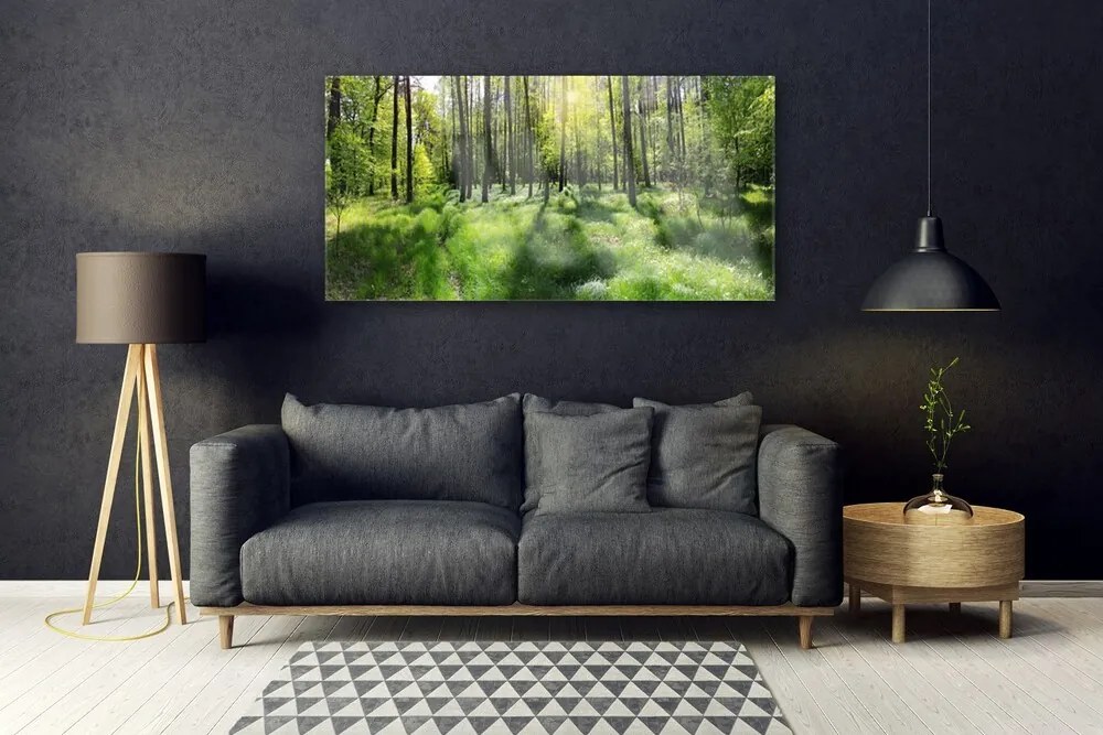 Obraz plexi Les tráva rastlina príroda 120x60 cm
