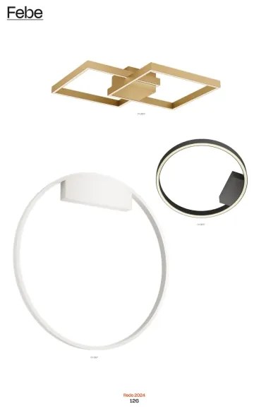 Redo 01-2817 - LED Stmievateľné nástenné svietidlo FEBE LED/24W/230V zlatá