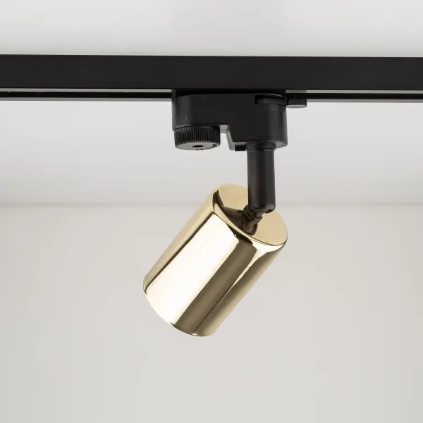 Bodové svietidlo do lištového systému TOP 1xGU10/10W/230V zlatá/čierna