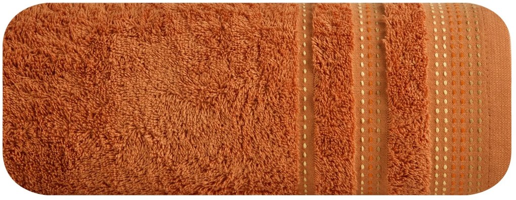 FROTÉ UTERÁK POLA SADA 3KS 70X140 CM ORANŽOVÁ