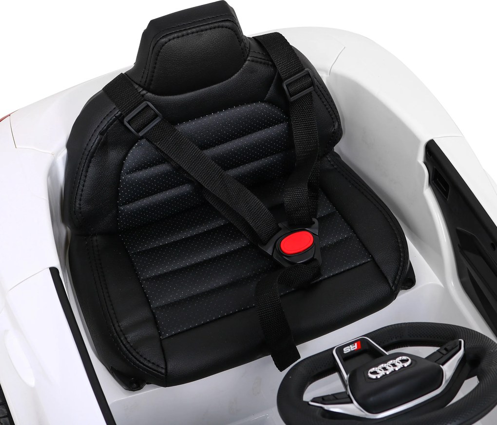 Ramiz Audi RS E-Tron GT Battery Biela + diaľkové ovládanie + pohon 4x4 + rádio MP3 + LED + EVA