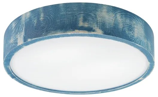 Brilagi - Stropné svietidlo PINO 2xE27/15W/230V borovica/modrá priemer 37,5 cm