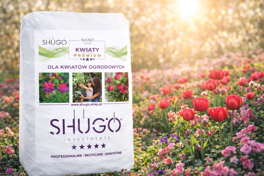Hnojivo na kvety 25 kg Shugo Intenzívne Farby A Bujné Kvitnutie!