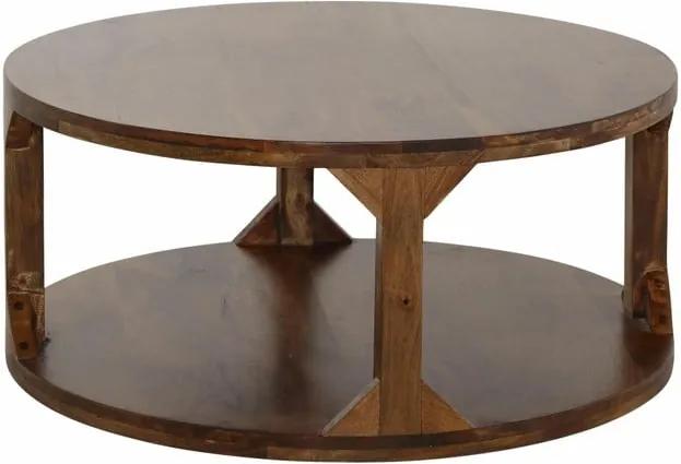 Konferenčný stolík z mangového dreva Støraa Misha, priemer 60 cm