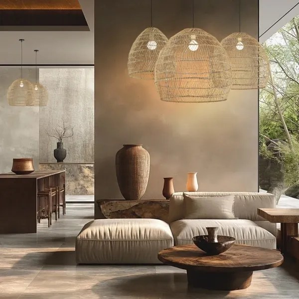 Immax 08261L - Závesný luster na lanku BOHO DELICADO 1xE27/40W/230V pr. 60 cm