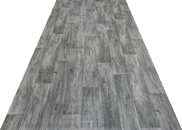 PVC podlaha ACTUAL PLUS AGED OAK 916 sivá / grafitová