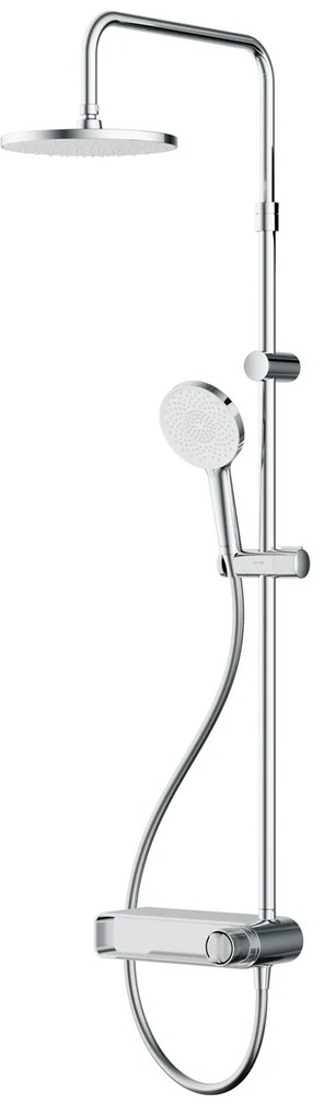 Sprchový systém AM.PM X-Joy F0785A600 s poličkovou batériou, chróm