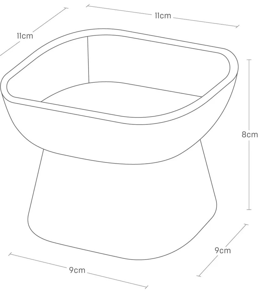 Keramická miska pre domáceho maznáčika Tower – YAMAZAKI