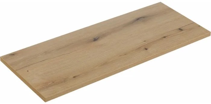 Závěsná skříňka Viva Cashmere Lola s deskou a umyvadly 120 cm kašmírová/dub evoke