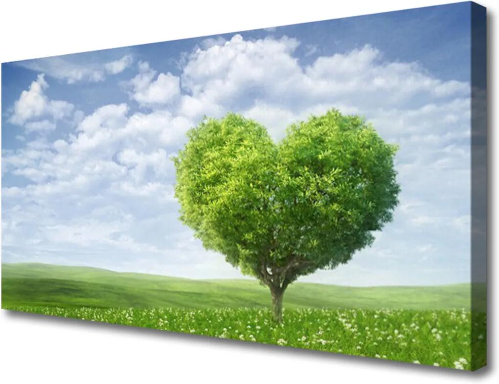 Obraz Canvas Strom Srdce Príroda