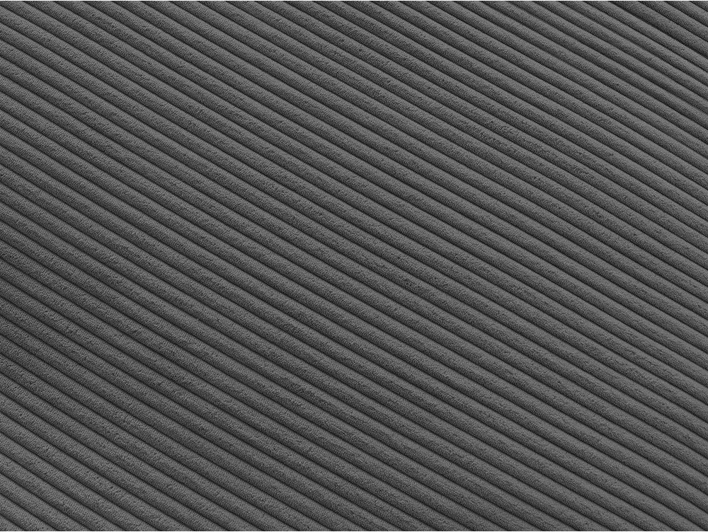 Tmavosivá menčestrová rohová pohovka Belair – Bobochic Paris