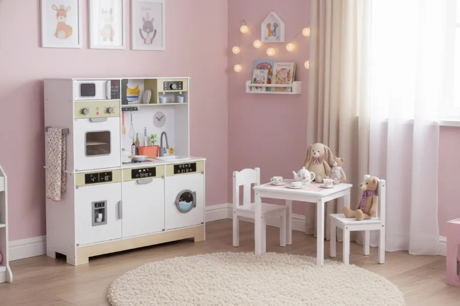 KidLand Drevená detská kuchynka Deluxe 486020