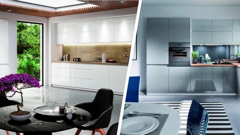 Kuchynská linka Aspen 240cm biela